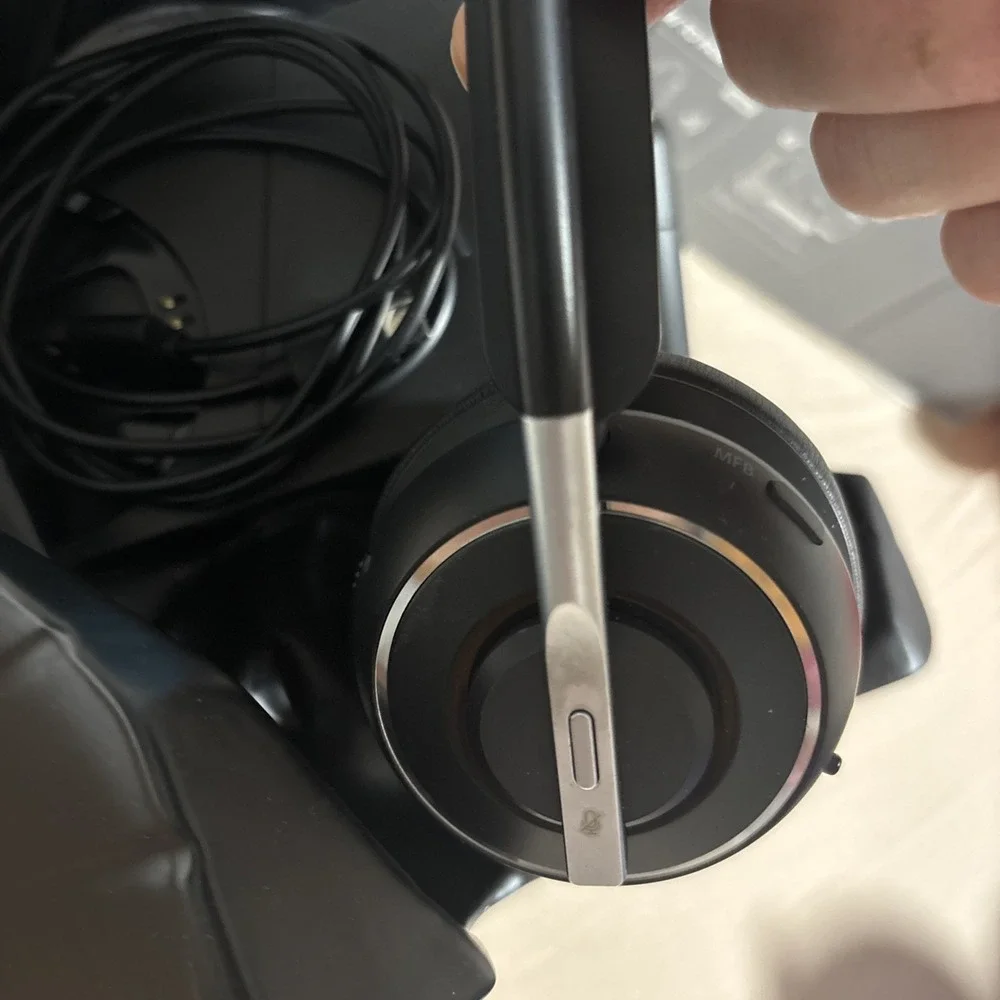 KH120M Wireless Headset, V5.2, 400mAh, Office Call Center Zoom Skype Teams